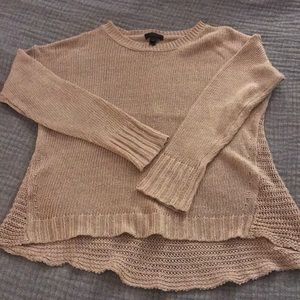 Small J Crew beige sweater